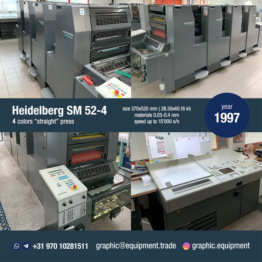 Heidelberg SM 52-4 (year 1997)