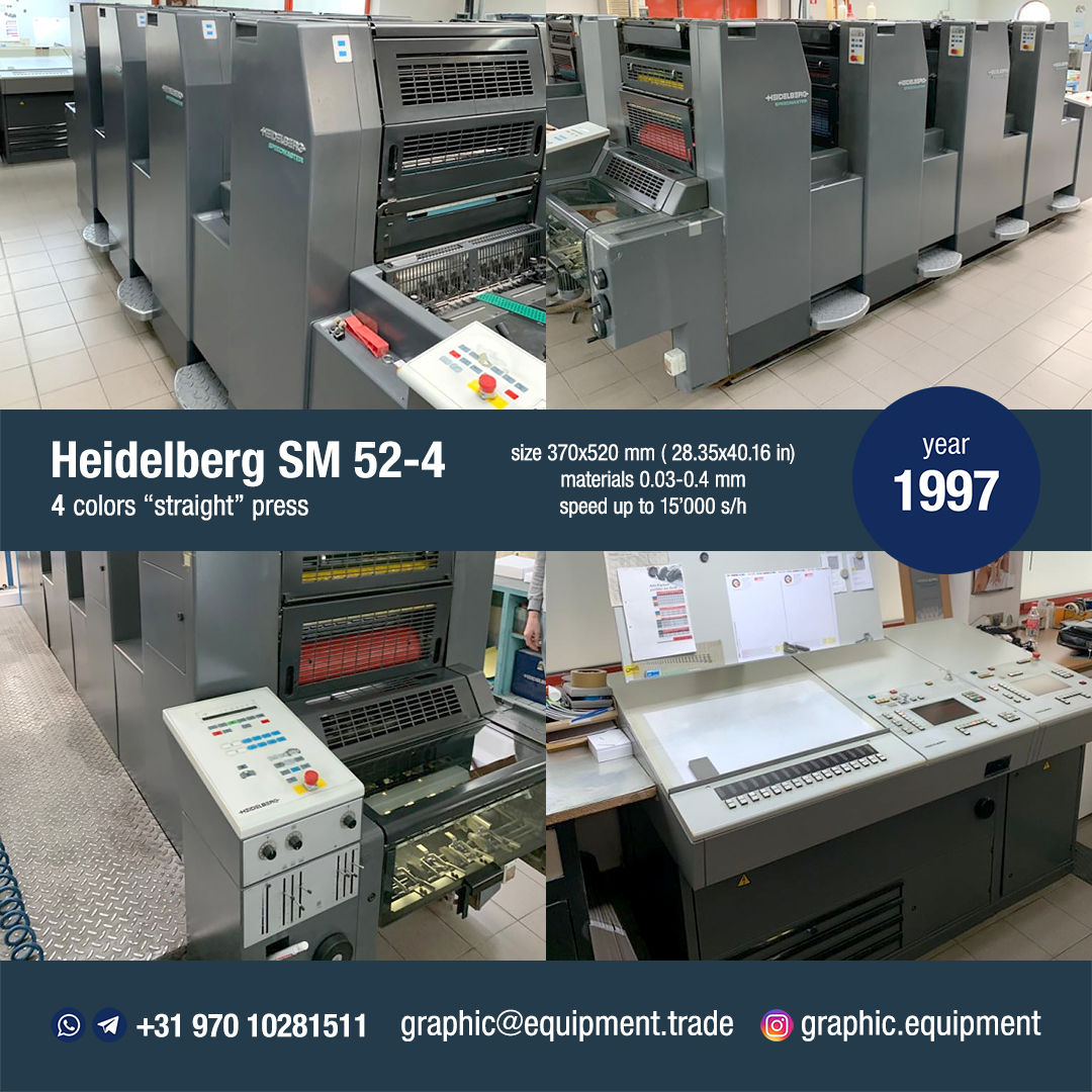 Heidelberg SM 52-4 (year 1997)