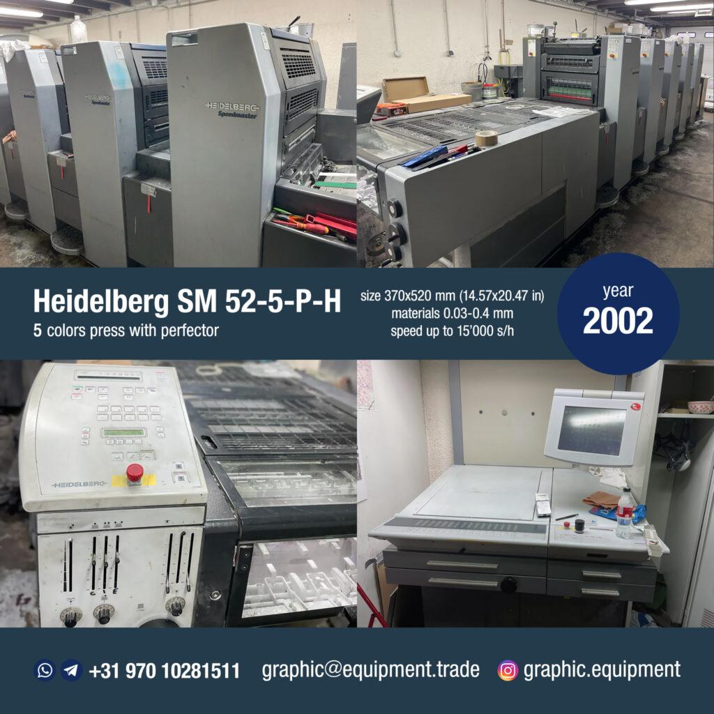Heidelberg SM 52-5-PH (year 2002)