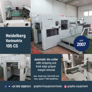 Heidelberg Varimatrix 105CS (year 2007)