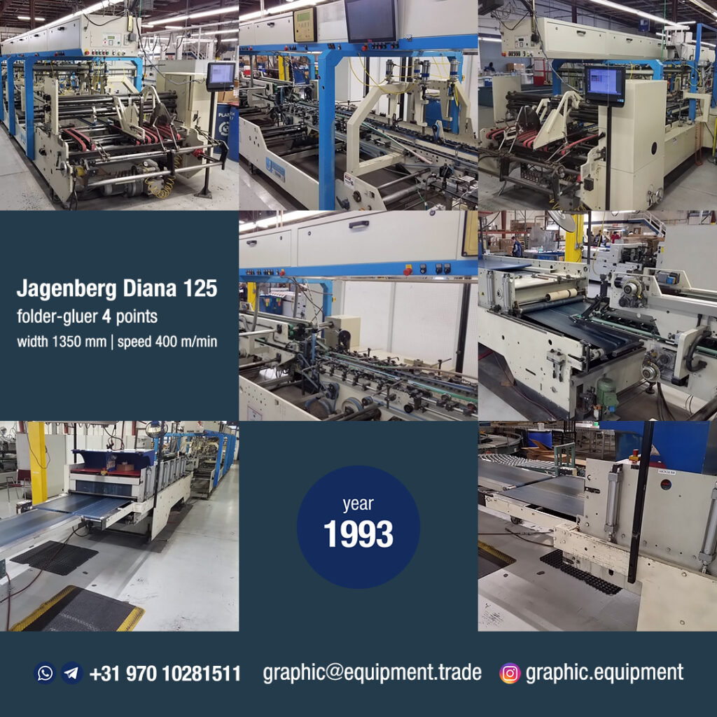 Jagenberg Diana 125-3 (year 1993) Jagenberg Diana 125-3 (year 1993)