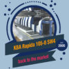 KBA Rapida 105-8 SW4 (year 2005)