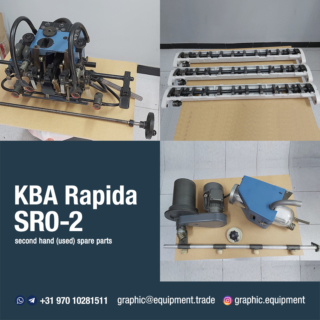 KBA Rapida SR0-2 spare parts (pic 1) KBA Rapida SR0-2 spare parts (pic 1)