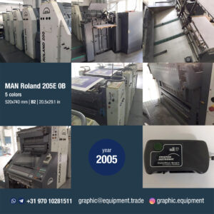 MAN Roland 205E 0B (year 2005)