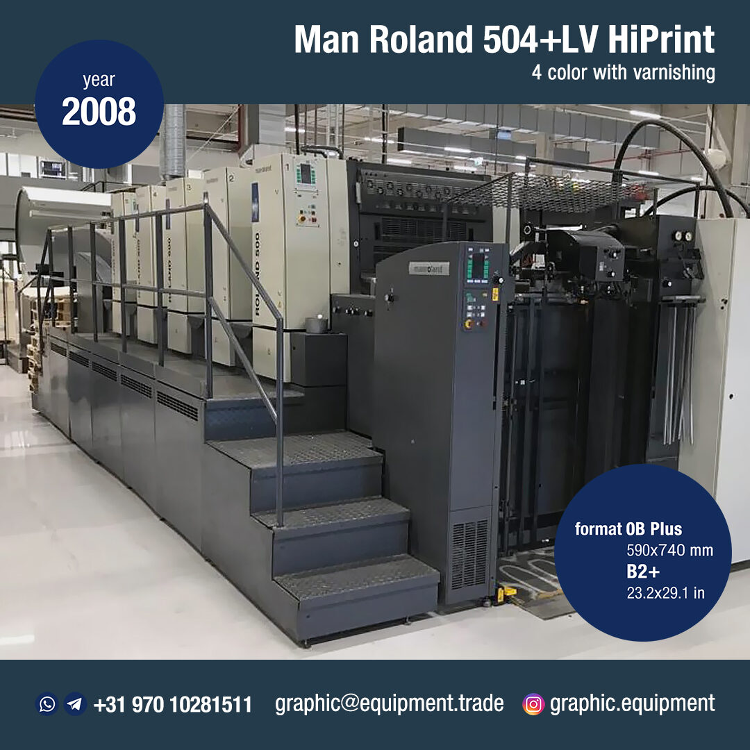 MAN Roland 504 LV HiPrint (year 2008)